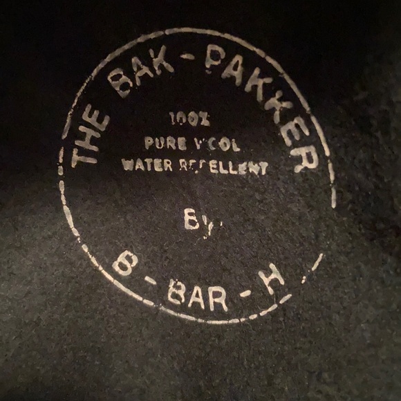 Vintage Bak-Pakker Green Wool felt outdoor hat Mens Large Flawed - Picture 9 of 13